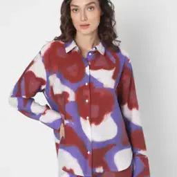 vero moda Printed Shirt with Spread Collar-picture-15