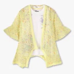 point cove Girls Floral Print Tank Top with Shrug Set-picture-45