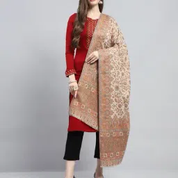 monte carlo Women Self-design Shawl image 1