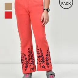 pixie n prince Girls Relaxed Fit Floral Palazzos-picture-36