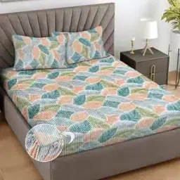 fabinaliv Double Bedsheet With 2 Pillow Covers-picture-11