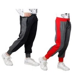 pixie n prince Pack of 2 Girls Colourblock High-Rise Joggers-picture-15
