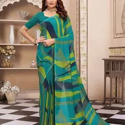 kanooda prints Women Georgette Printed Saree-picture-40