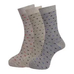 dollar socks Pack of 3 Micro Print Everyday Socks-picture-45