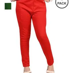 pixie n prince Girls Pack of 2 Basic Leggings-picture-11