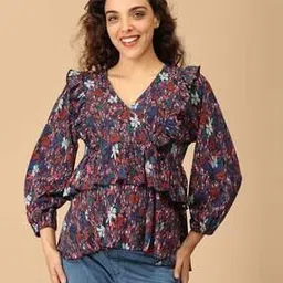 the mom store Women Floral Print Relaxed Fit Maternity Top-picture-50