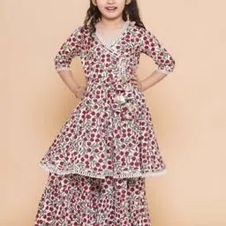 avsar trendz Girl Floral Kurta with Bottomwear-picture-45