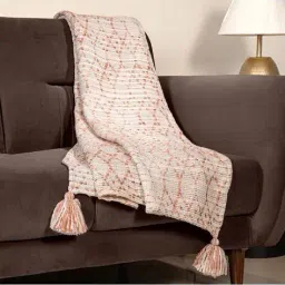 anko Woven Throw with Tassels image 1