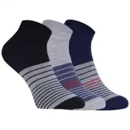 hebtroco Pack Of 3 Men Ankle-Length Socks-picture-13