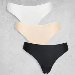 asos design Pack of 3 Lace Thongs-picture-49