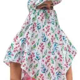 mikuchiku Women Floral Print Scarf-picture-35