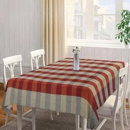 arrabi 6-Seater Checked Table Cover-picture-37