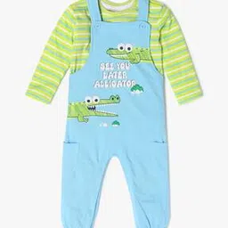 infants frendz trends select Boys Graphic Print Dungaree with T-Shirt-picture-46