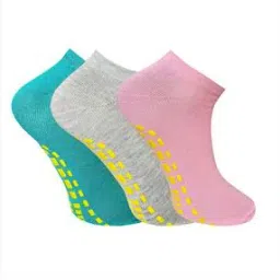 hebtroco Pack Of 3 Women Ankle Socks-picture-27