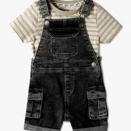 playday Boys Washed Dungarees with T-Shirt-picture-49