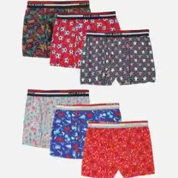 lux cozi Pack of 6 Boys Graphic Print Briefs-picture-11