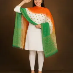 Banarasi Poly Silk Woven Dupatta   -image-81