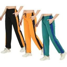 indiweaves Women Solid Straight Track Pants-picture-17