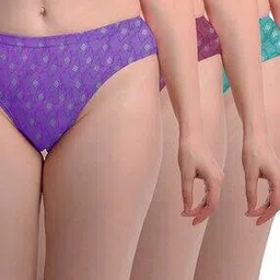 samvar Women Pack of 3 Briefs with Elasticated Waist-picture-43