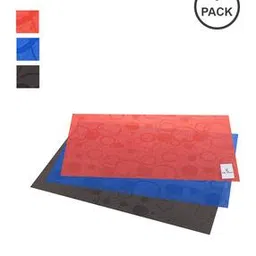 kuber industries Set of 3 Geometric Pattern Fridge Shelf Mats 18" x 12"-picture-50