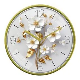 random Modern Round Wall Clock with Sweep Silent Movement-picture-41