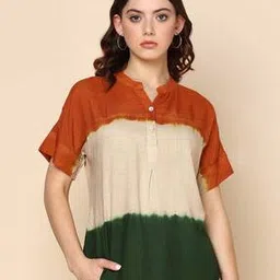 indie picks Women Ombre Print Relaxed Fit Top-picture-21