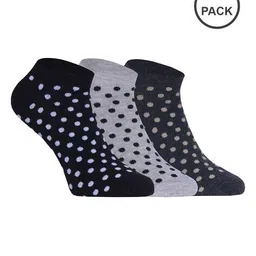 hebtroco Women Pack of 3 Ankle-Length Socks image 1