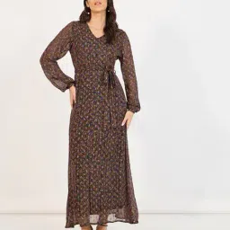 styli Women Western Wear Floral A-line Dress image 1