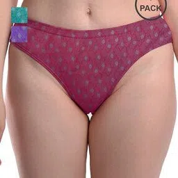 cumsin Women Pack of 3 Geometric Print Hipster Panties-picture-23