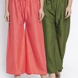jinfo Women Pack of 2 Palazzos-picture-28