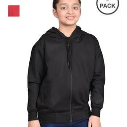 pixie n prince Girls Regular Fit Hooded Neck Sweatshirt -picture-12