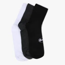 yousta Men Pack of 3 Ribbed Ankle Length Socks image 1