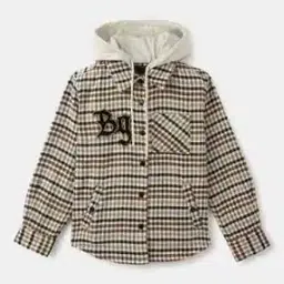blue giraffe Boys Checks Regular Fit Shaket-picture-11