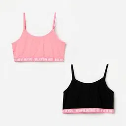 fame forever by lifestyle Girls Pack of 2 Beginners T-Shirt Bras-picture-15