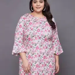 tissu Women Floral Print Straight Kurti-picture-43