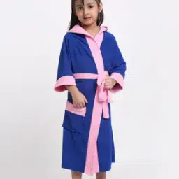 creeva Regular Fit Bathrobe with Adjustable Belt-picture-12