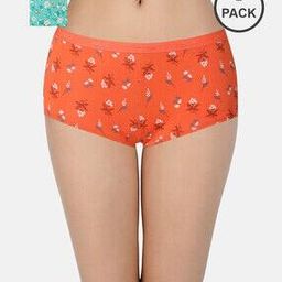 amante Pack of 2 Three-Fourth Coverage Low-Rise Boyshort Panties - PPK62101-picture-47
