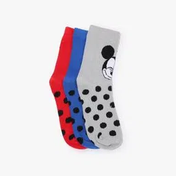 matchitt Pack of 3 Mickey Mouse Pattern Socks-picture-30