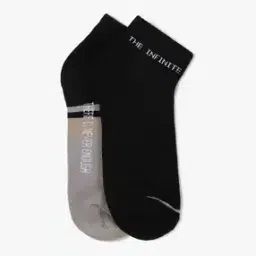 Men Pack of 2 Printed Athletic Ankle Length Socks-image-30