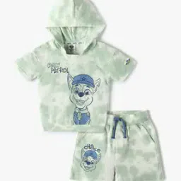 playday Boys Paw Patrol Print Hoodie & Shorts Set-picture-14