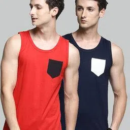 trends tower Pack of 2 Sleeveless Vest-picture-11