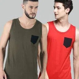 Pack of 2 Round Neck Sleeveless Vest-image-6