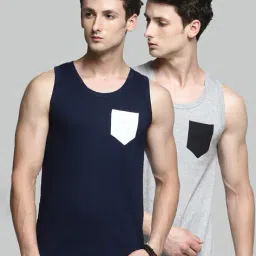 trends tower Pack of 2 Heathered Sleeveless Vest image 1
