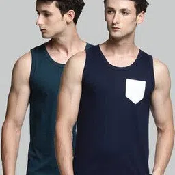 trends tower Pack of 2 Round Neck Sleeveless Vest-picture-53