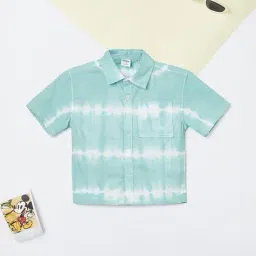 max Boys Dyed Oversized Fit Shirt image 1