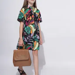 vero moda Girl Tropical Shirt Dress image 1