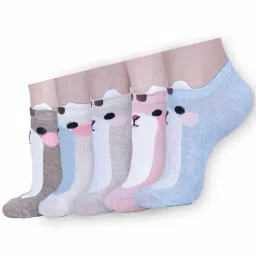 dollar Women Pack of 5 No-Show Socks image 1