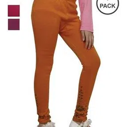 indiweaves Pack of 3 Floral Print Leggings with Elasticated Waistband-picture-38