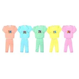 boost baby Infants Pack Of 5 Sweatshirt And Pants Set-picture-30