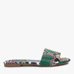 sneak-a-peek Reptilian Pattern Slip-On Sandals image 1